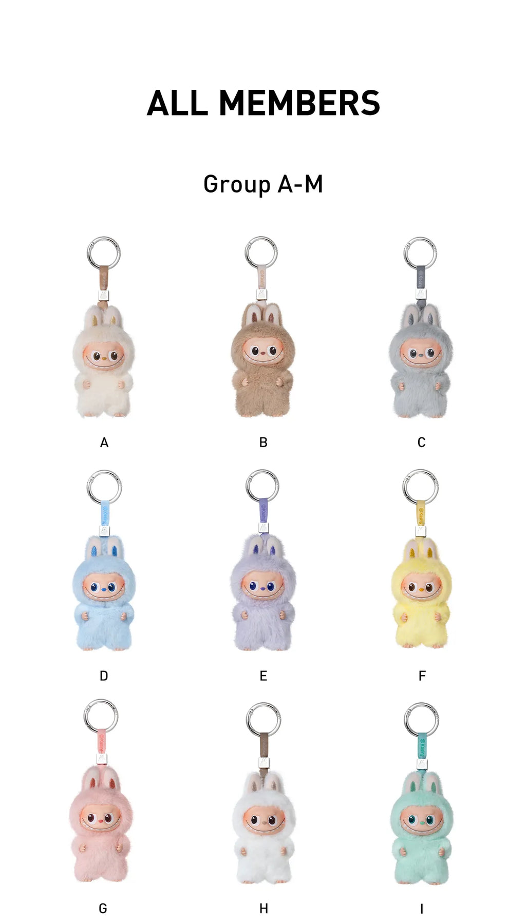 Pop Mart Labubu The Monsters 'Pin for Love' Series Vinyl Plush Pendant Blind Box (A-M)