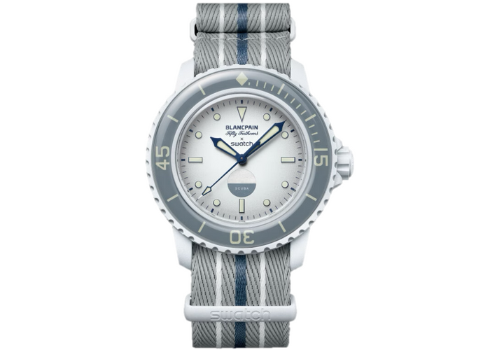Swatch x Blancpain Bioceramic Scuba Fifty Fathoms Antarctic Ocean - SO35S100