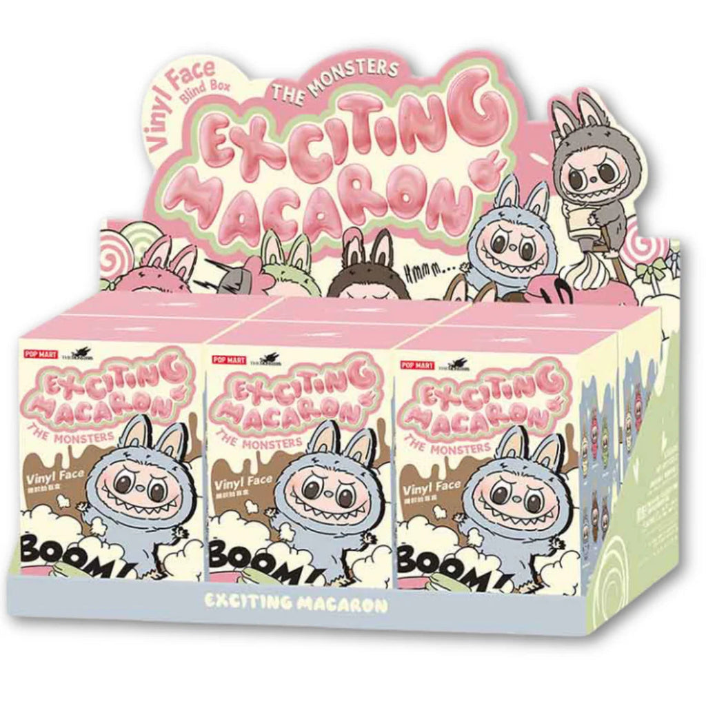 Pop Mart The Monsters Labubu Exciting Macaron 'SOYMILK' Vinyl Pendant