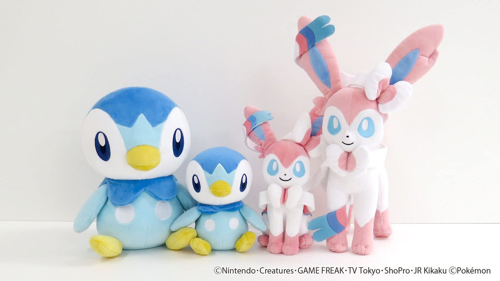 Sanei Pokemon All Star Collection PP89 Piplup Plush 6-Inch Blue